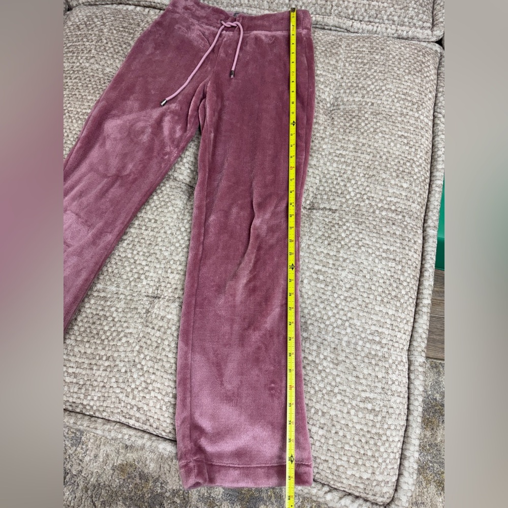 UGG Fuzzy Wide Leg Pants XS Pink Furry Warm Soft Winter Pants - Picture 5 of 12